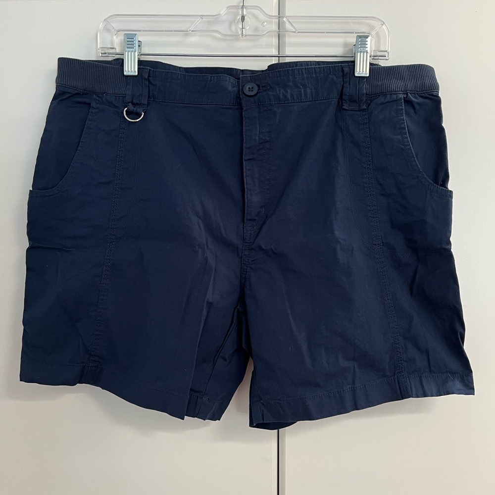 Caribbean Joe Women's Blue Casual Shorts Sz 16
